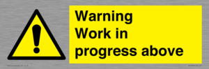 Warning Work in progress above